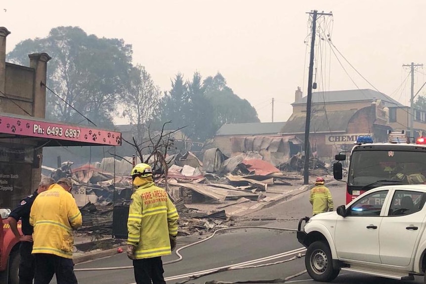Bushfire aftermath in Cobargo