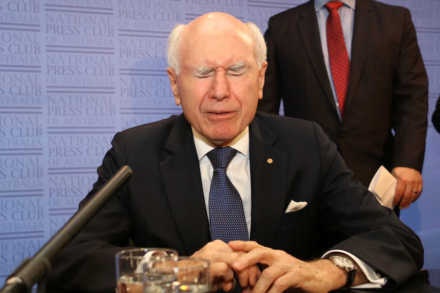Former Prime Minister John Howard returns to the National Press Club