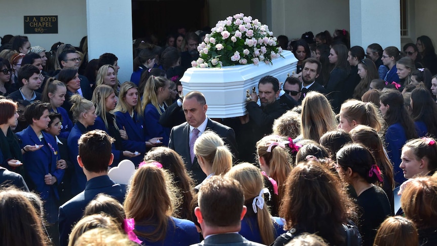 The funeral of Masa Vukotic