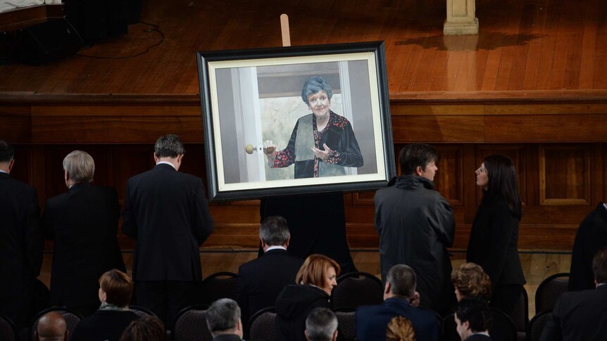 Mourners gather at Joan Kirner's funeral