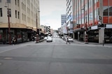 Intersection of Collins and Murray streets in Hobart.