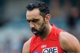 Sydney Swans star Adam Goodes, who is reportedly considering retirement over the booing scandal.