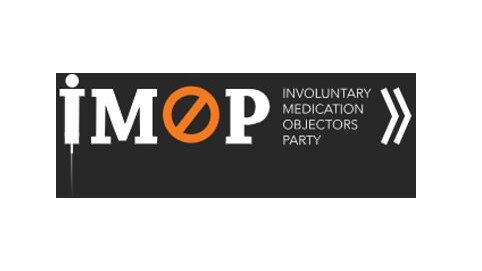 Involuntary Medication Objectors Party logo.