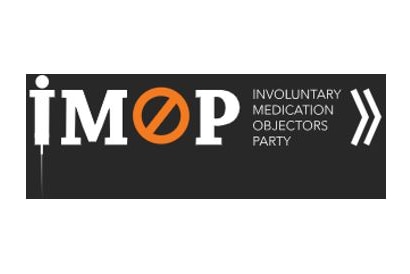 Involuntary Medication Objectors Party logo.