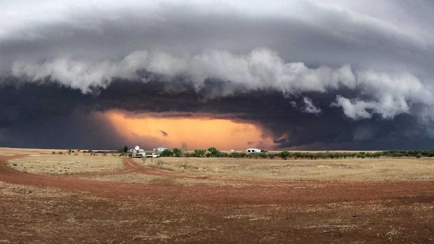 looming storm clouds