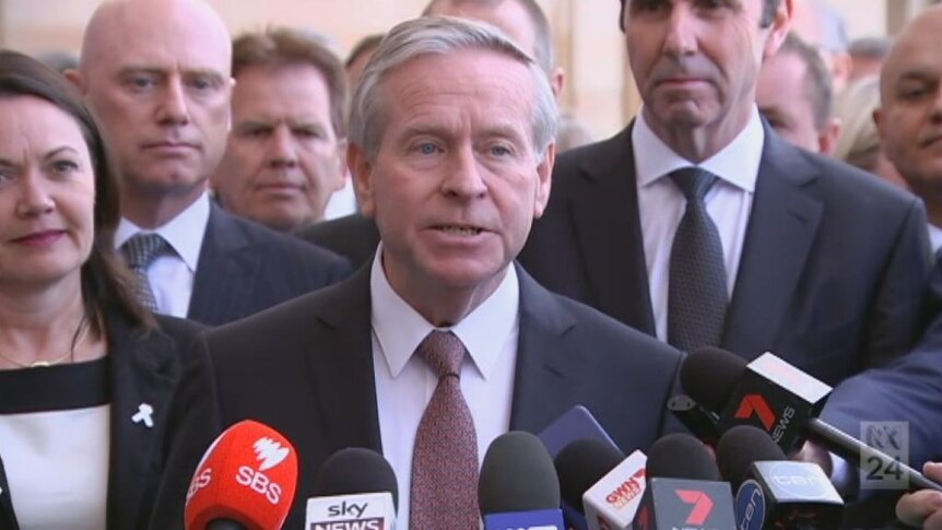 Colin Barnett says he is pleased the leadership issue has been resolved