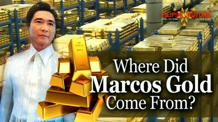 A video title image reading 'Where did the Marcos gold come from'.