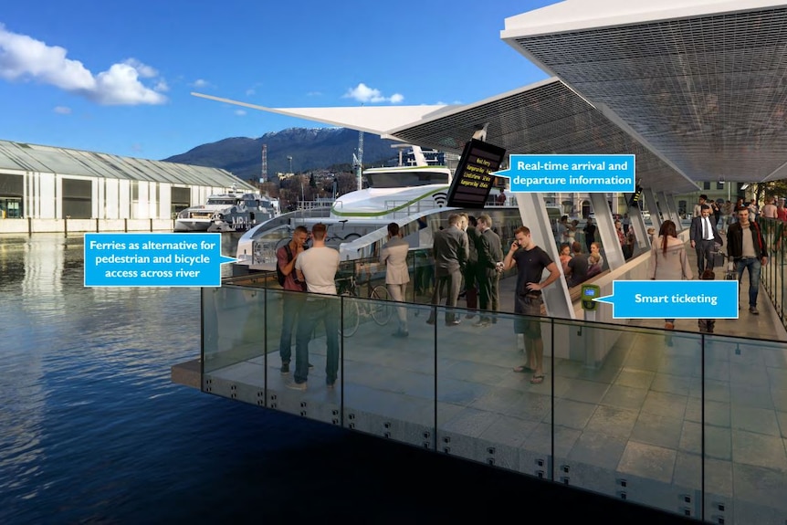 Ferry terminal - Hobart Transport Vision