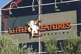 The Little Creatures logo on the company's microbrewery in Fremantle.
