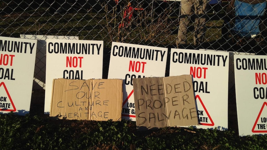 Protests against Whitehaven Coal