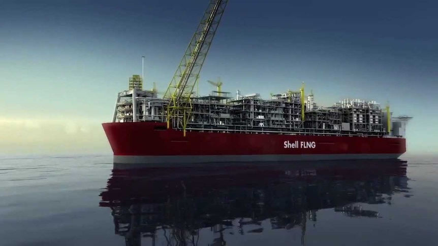 Shell's Prelude FLNG platform