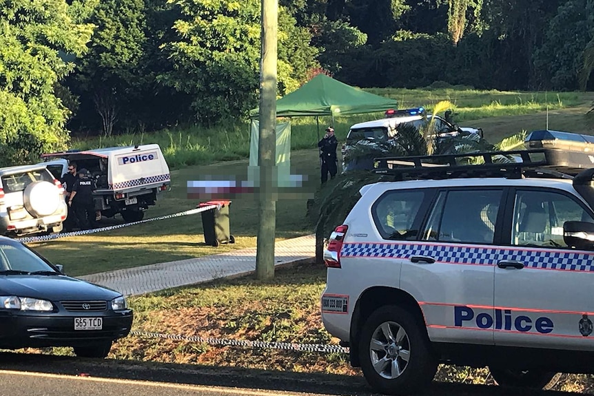 The bodies of three skydivers on a property in Mission Beach, far north Queensland.