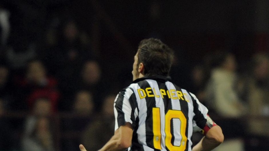The legendary number 10: Del Piero became the leading goal scorer for the Old Lady.