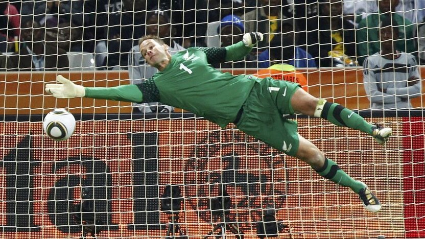 Mark Paston wrote himself into New Zealand sporting folklore with a string of superb saves.