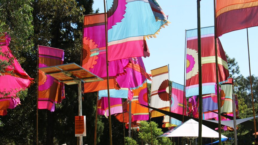 Iconic flags at Womadelaide
