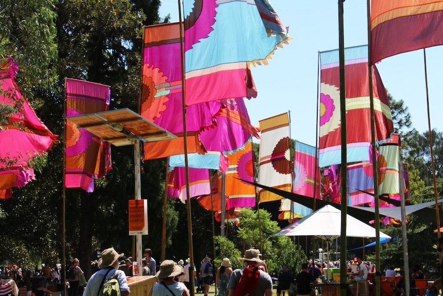 Iconic flags at Womadelaide