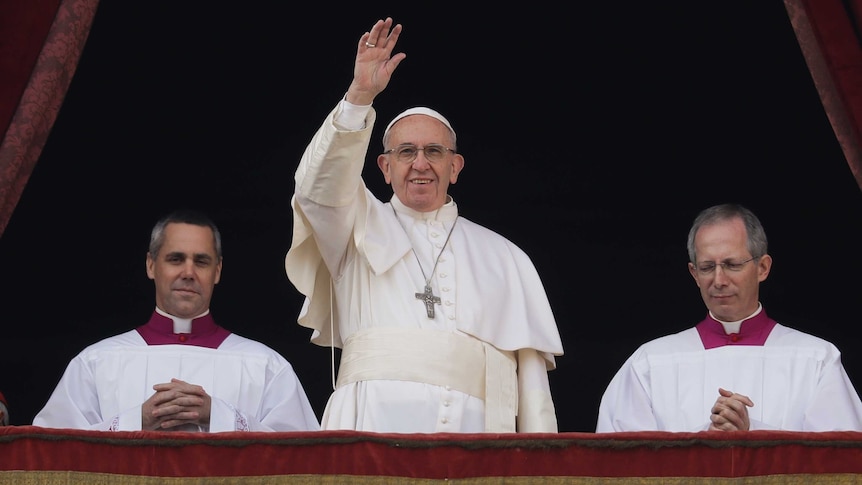 Pope Francis delivers his Christmas Day address