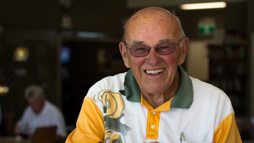 92-year-old John Squires has been coming to the club for decades.