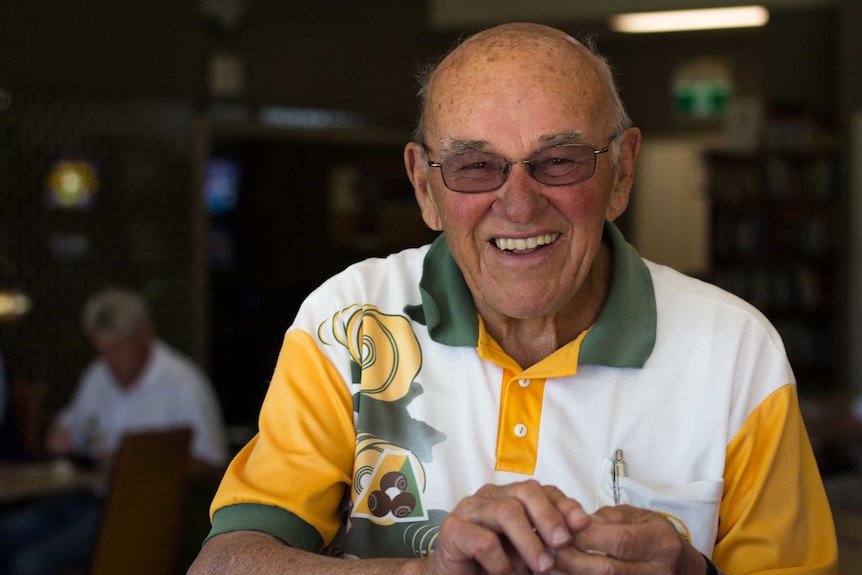 92-year-old John Squires has been coming to the club for decades.