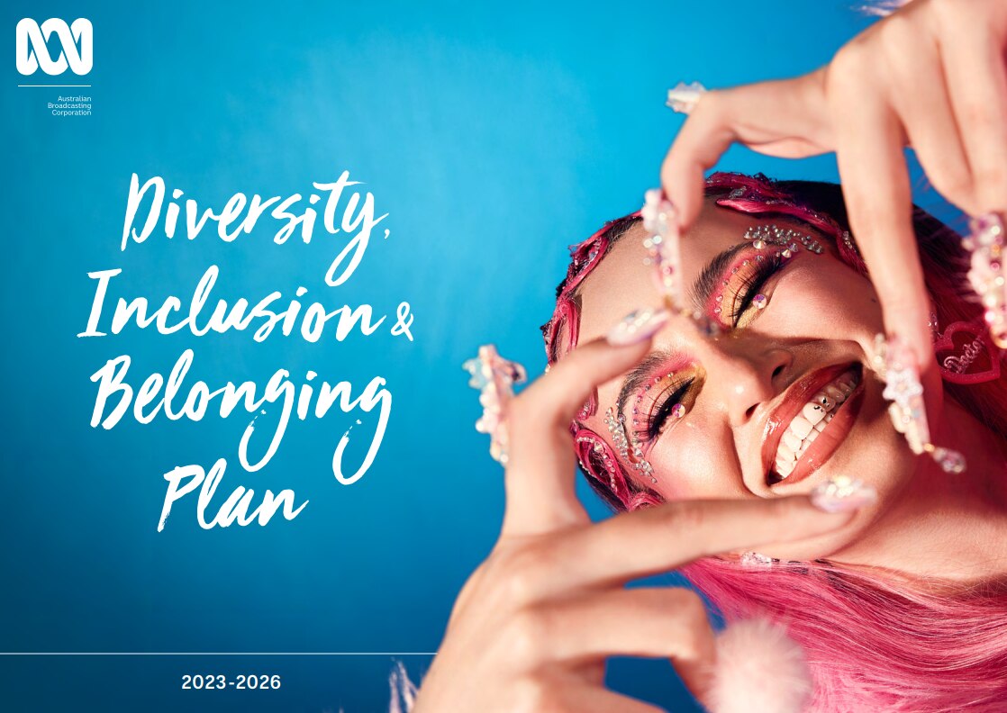 Cover image of the Diversity, Inclusion & Belonging Plan 2023-2026