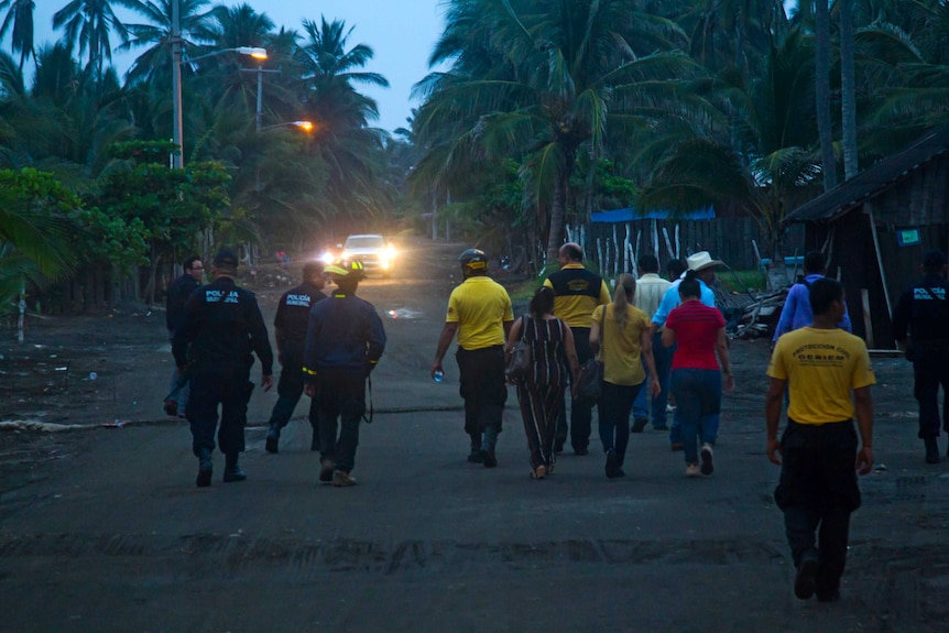 Residents of Mexico evacuate before the arrival of hurricane Patricia