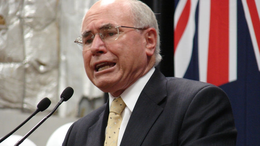 John Howard says he does not believe there is a case for banks to lift interest rates. (File photo)
