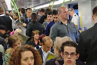 Sydney commuters
