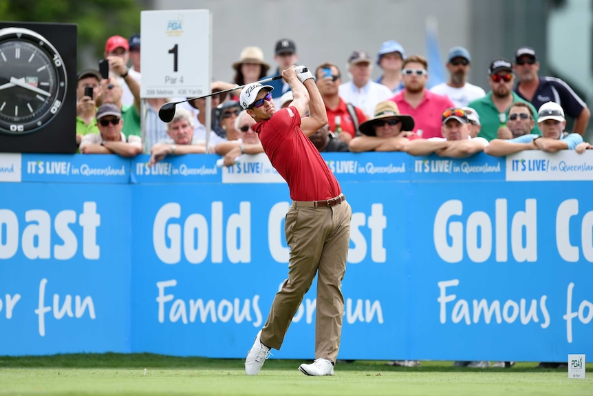 Adam Scott tees off in opening round of PGA