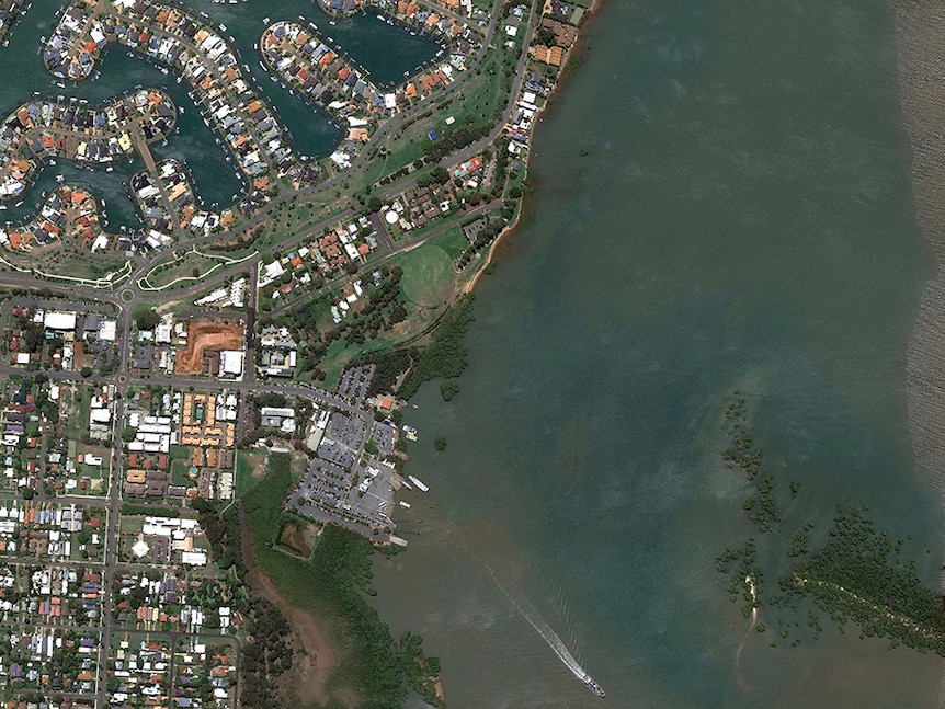 The development zone for Toondah Harbour.