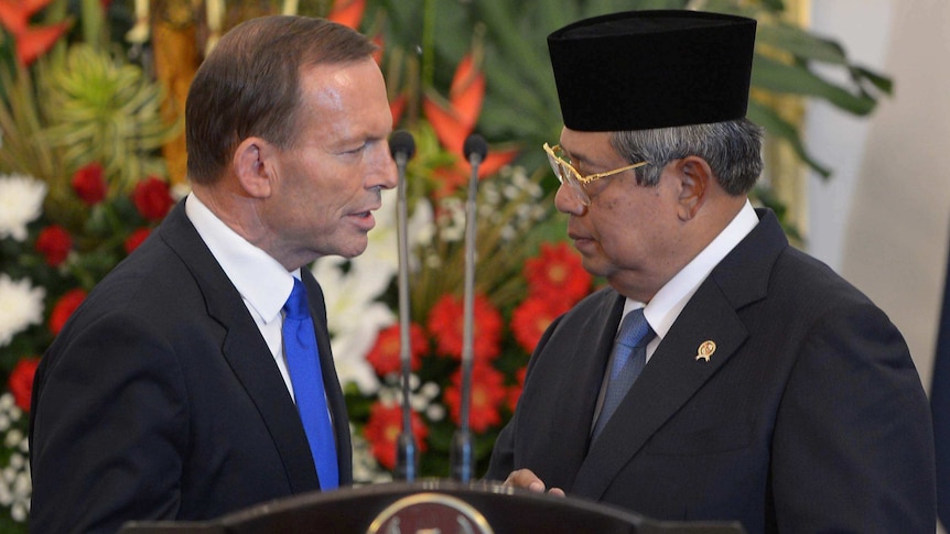 Tony Abbott meets Susilo Bambang Yudhoyono