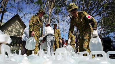 Australian soldiers are wrapping up their humanitarian efforts in Aceh. (File photo)