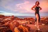 Drag Queen Swish Eveready at Gantheaume Point in Broome