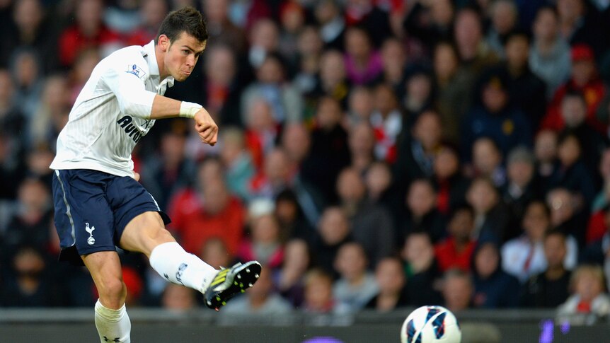 Bale shoots against United