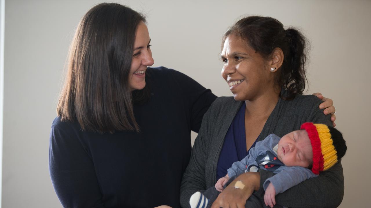Midwife, mum and bub