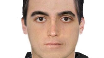 A face fit image of a Caucasian man, aged 18-19 years of age.