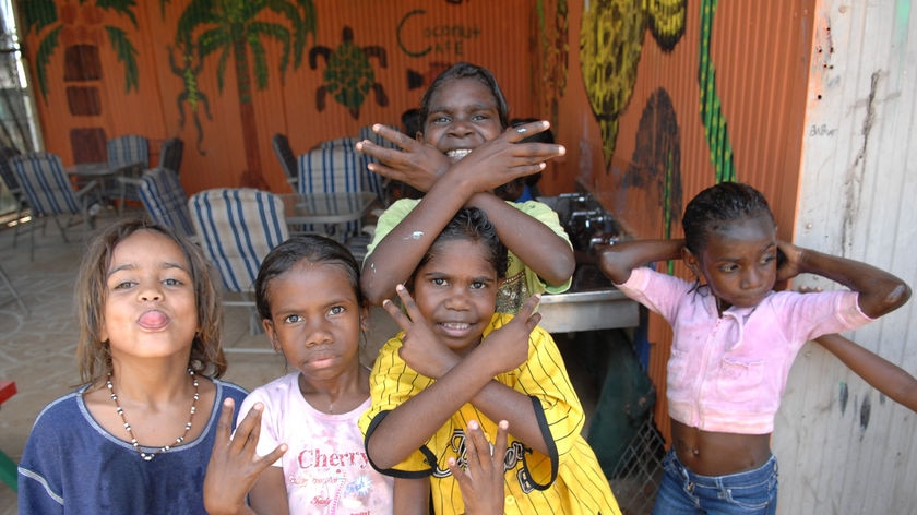 Local kids at Kalumburu School about 200km from Kununurra.