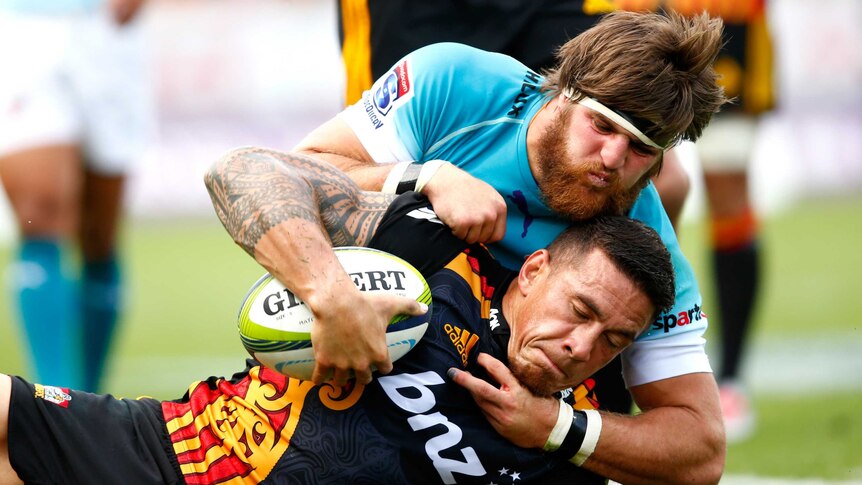 Sonny Bill Williams is tackled