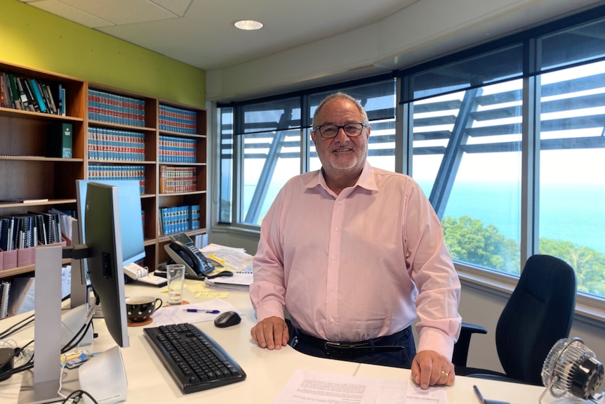 Acting Director of Public Prosecutions NT Nicholas Papas QC standing in his office.