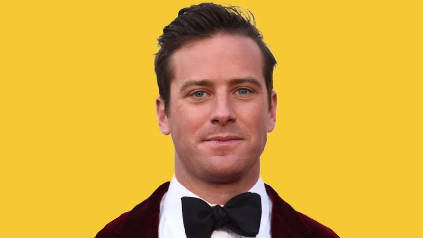 Headshot of Armie Hammer with yellow background to depict why accusations against celebrities impact us.