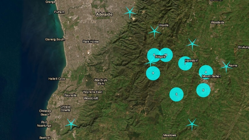 An earthquake shakes the Adelaide Hills, and an earthquake is also monitored in the southern suburbs