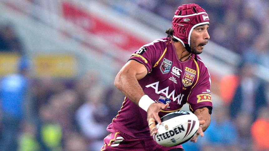 Maroons five-eighth Johnathan Thurston in State of Origin II