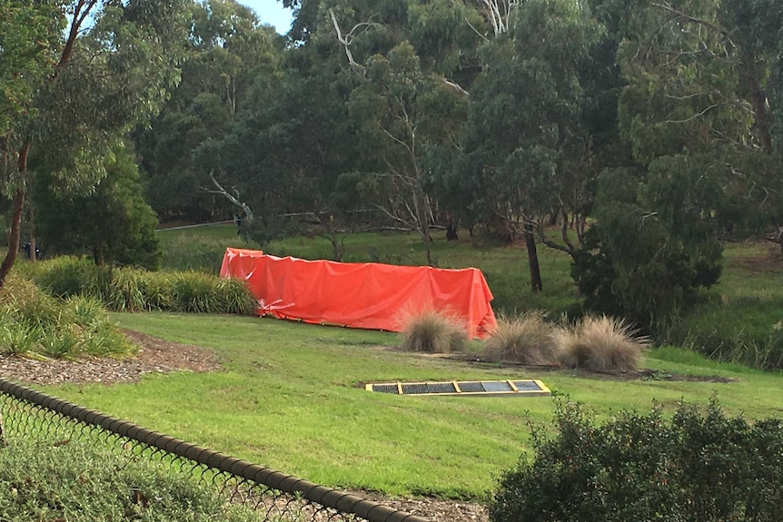 The area a toddler's body is found at Heidelberg West
