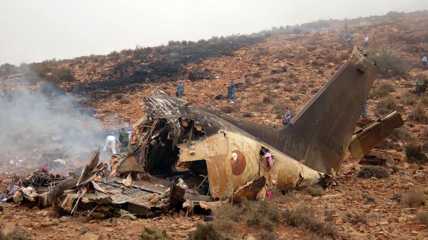 The Hercules C-130 crashed on the edge of the Sahara desert in Morocco's worst military aviation disaster.