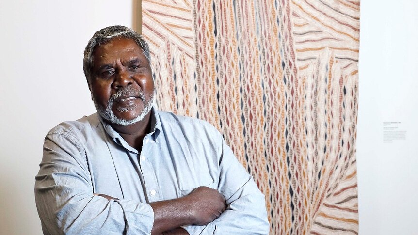 'Virtuosic' Yolngu leader wins top prize at National Aboriginal and Torres Strait Islander Art Awards