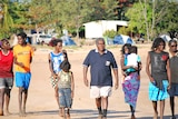 Djambawa Marawili and his family