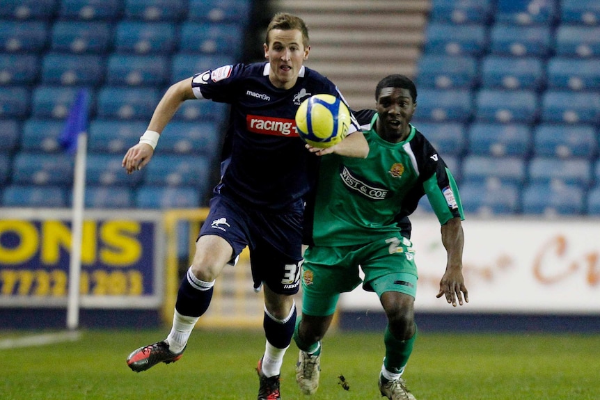 Harry Kane playing for Millwall