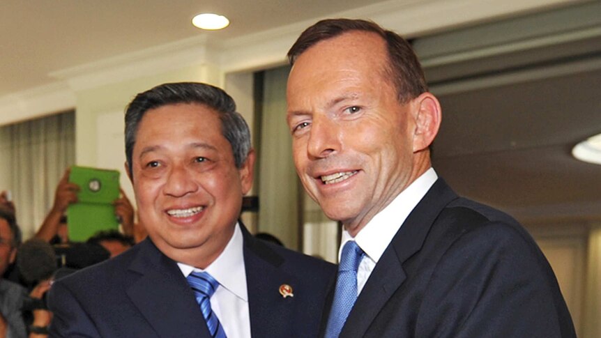 Tony Abbott meets Susilo Bambang Yudhoyono