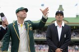 Clarke and Cook toss the coin at the SCG
