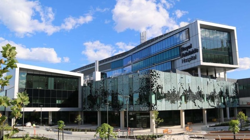 A photograph of the Royal Adelaide Hospital