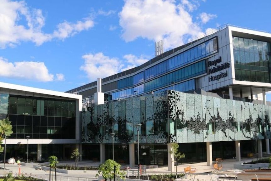 A photograph of the Royal Adelaide Hospital